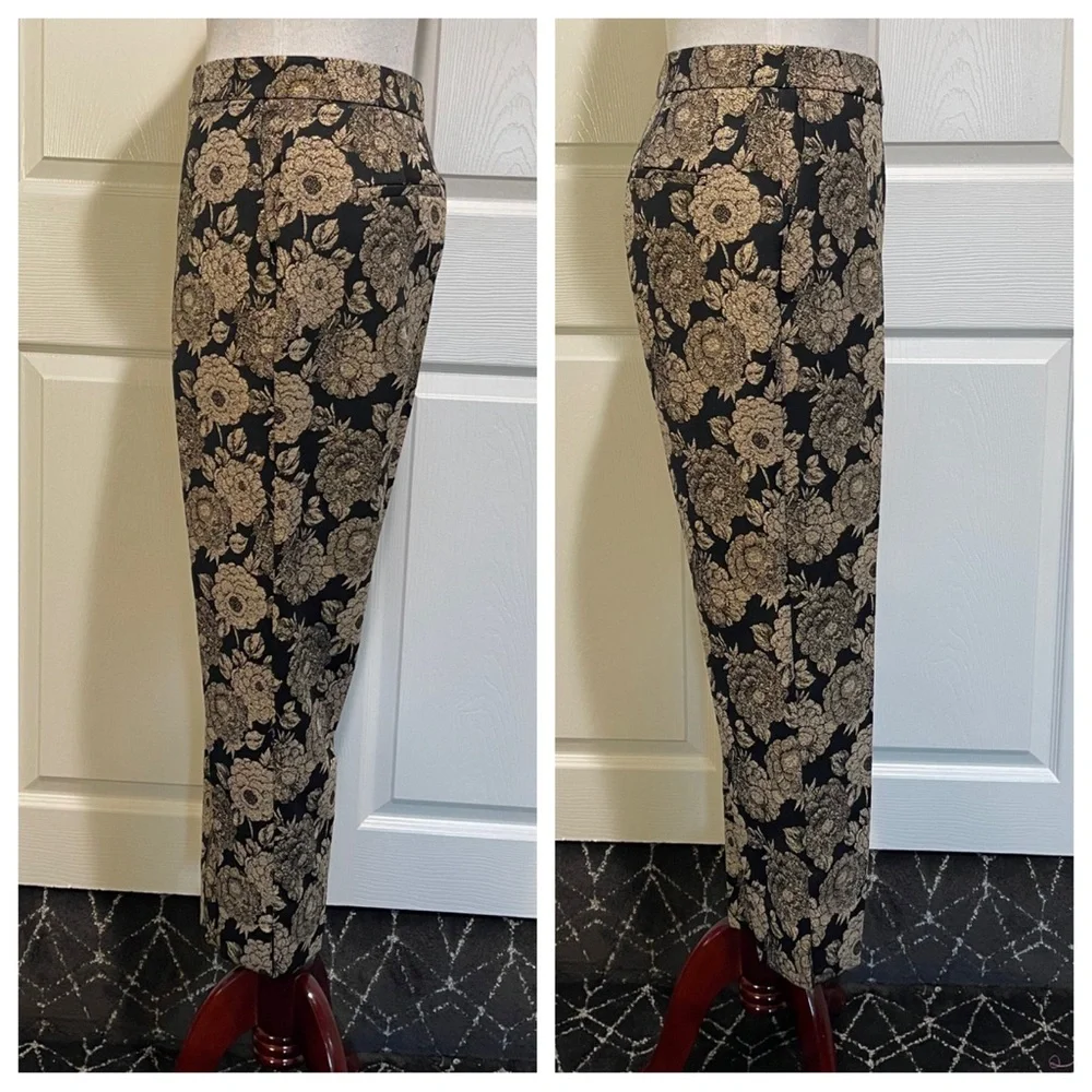 NWT! Ann Taylor - Woman's Gilded Blossom Ankle Pants $98.00